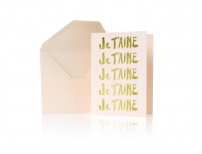 GOOP EXCLUSIVE JE T'AIME NOTE CARD SET